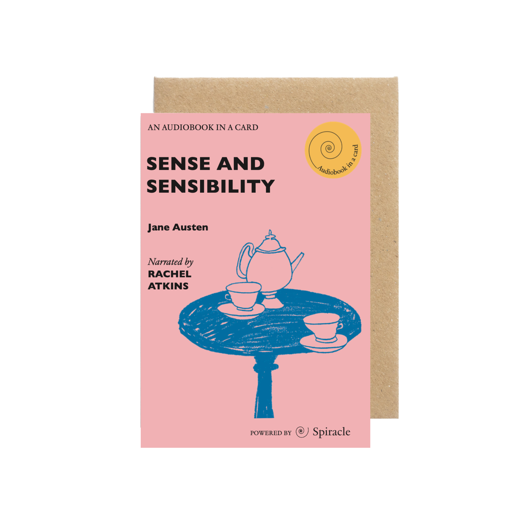 Sense and Sensibility Audiobook in a Card