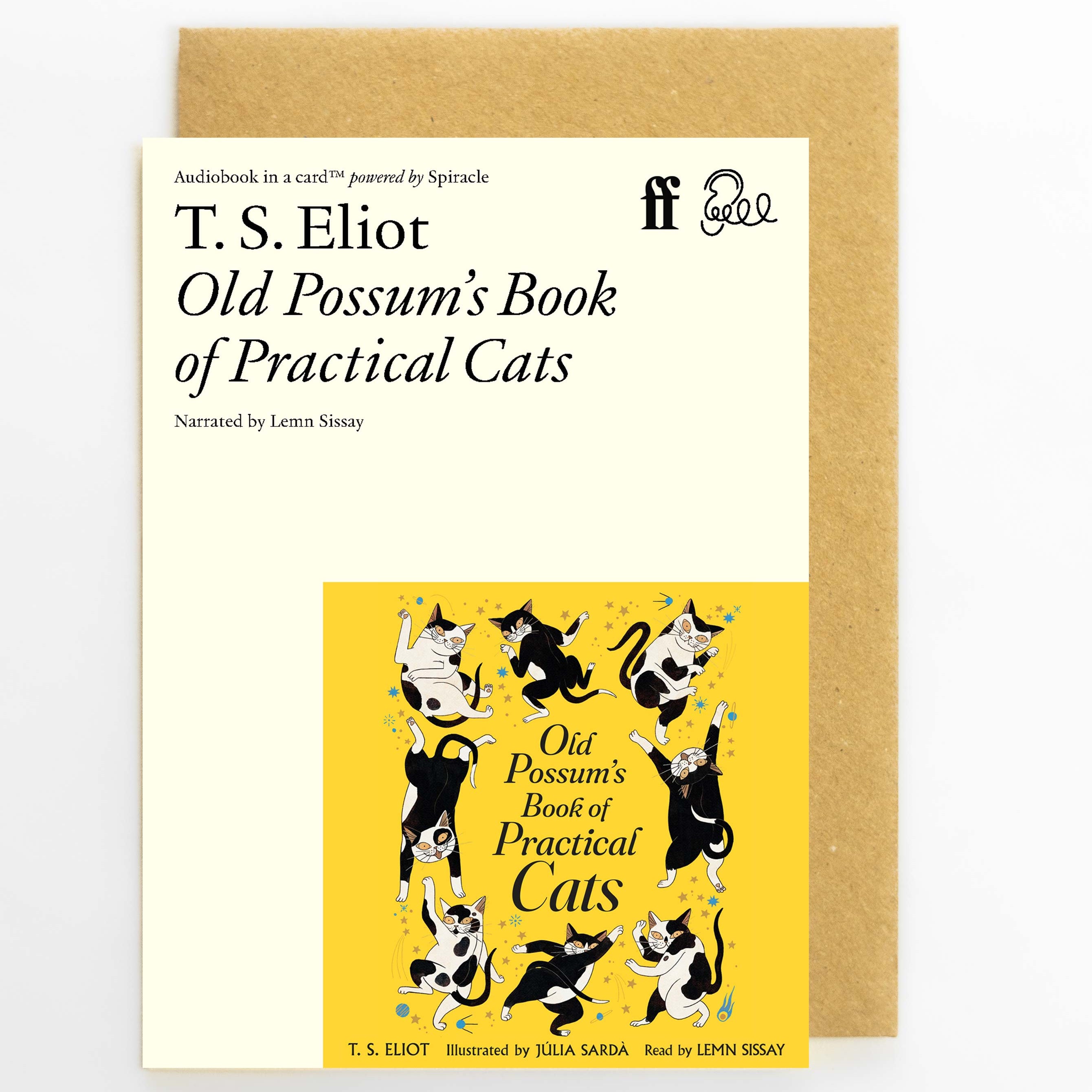 Old Possum's Book of Practical Cats Audiobook In A Card