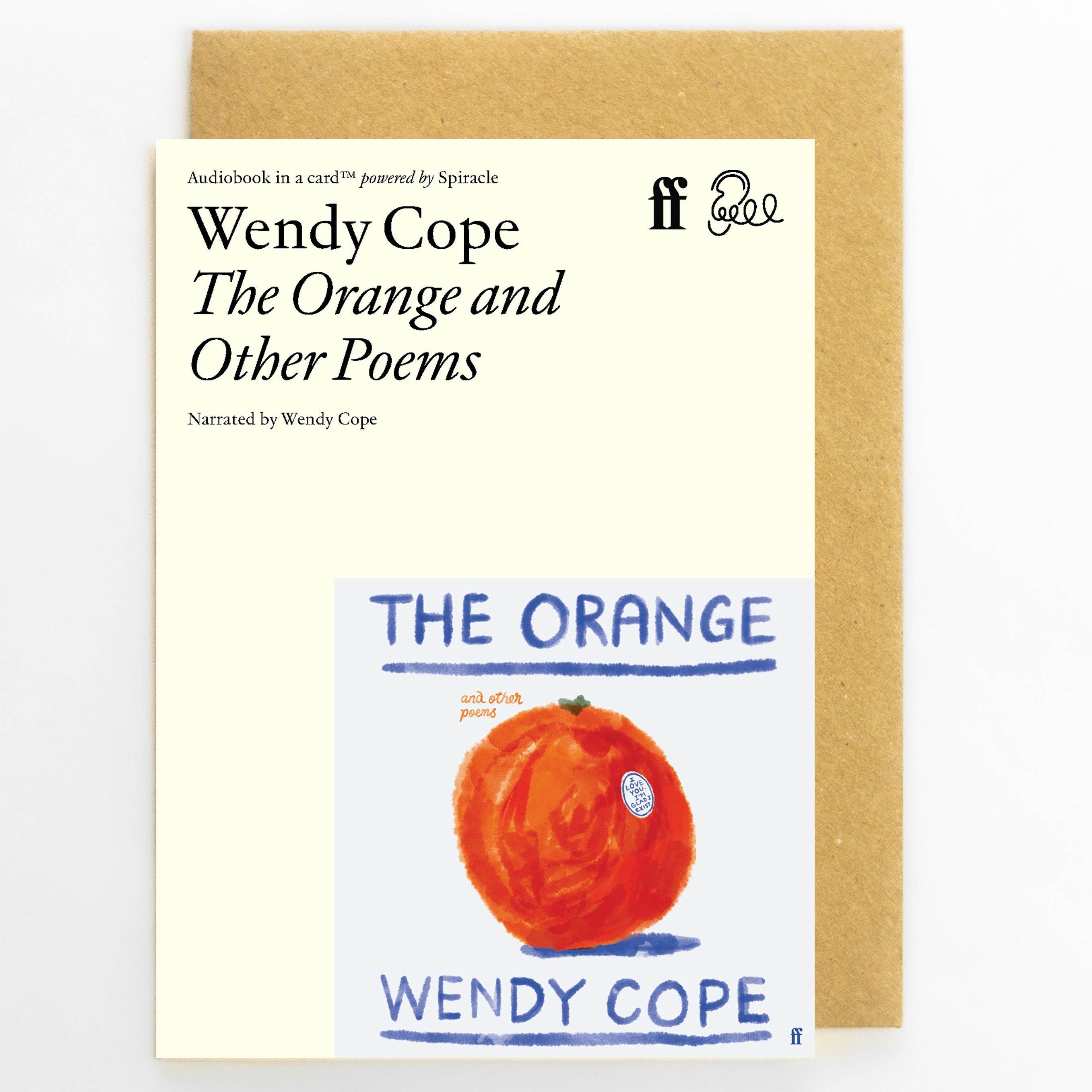 The Orange and Other Poems Audiobook In A Card