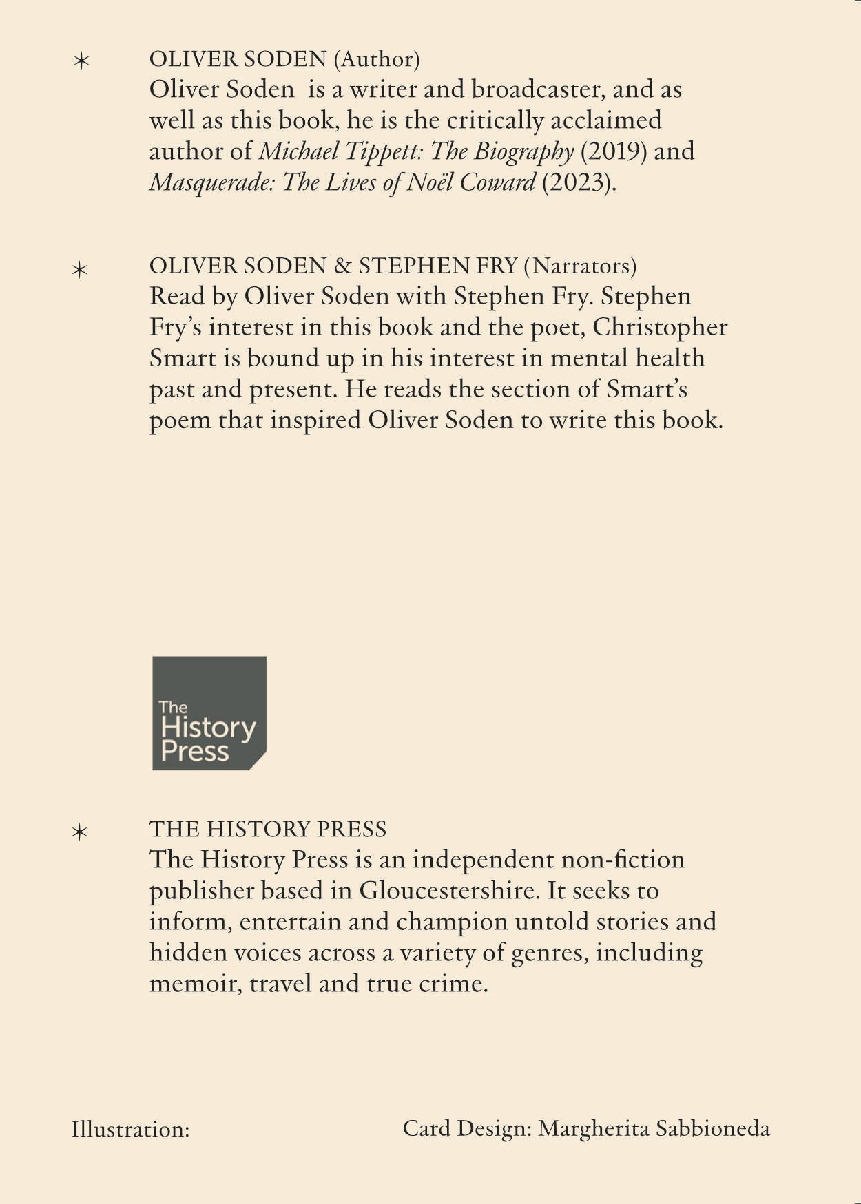 Jeoffry: The Poet's Cat by Oliver Soden