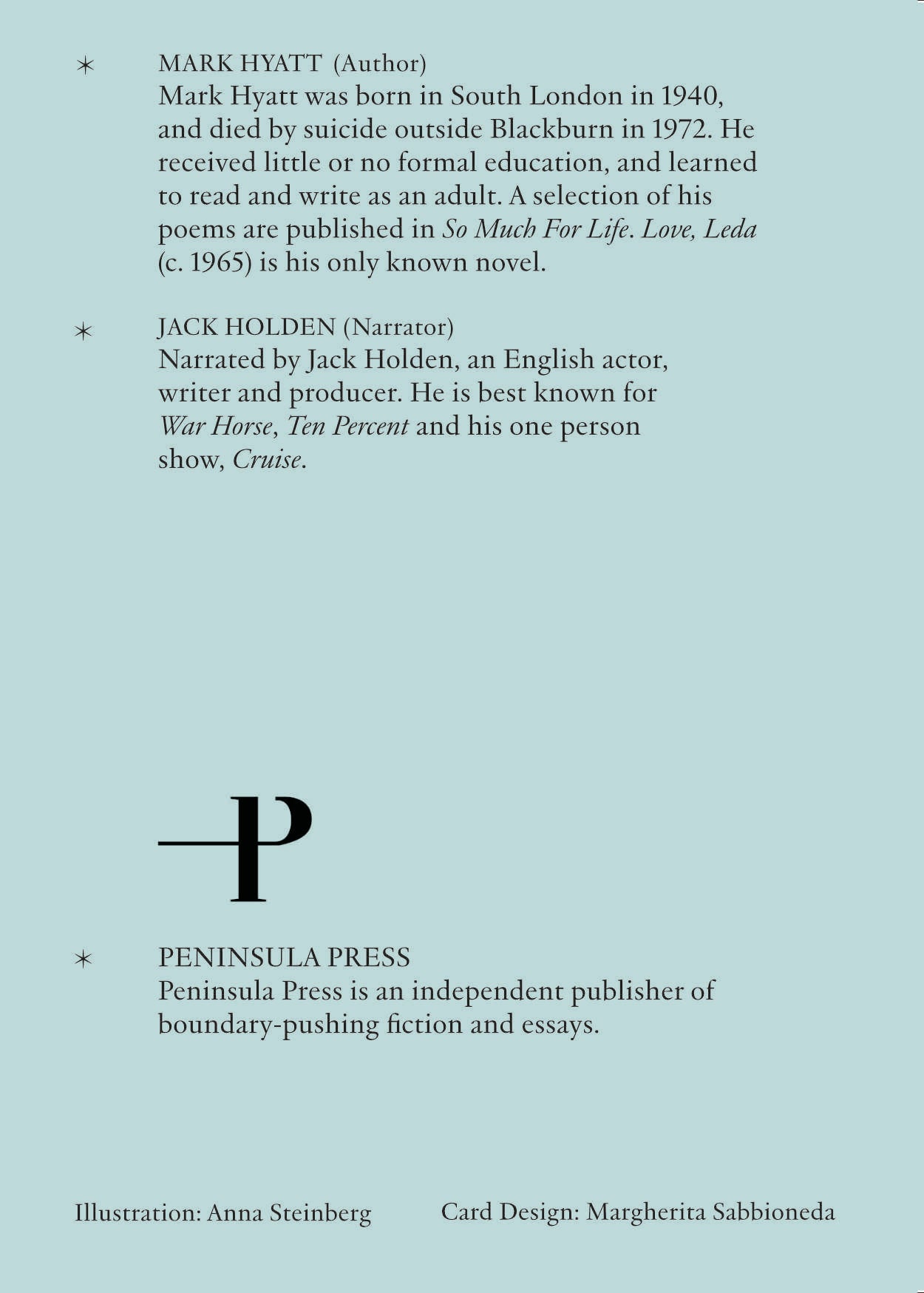 Love, Leda by Mark Hyatt