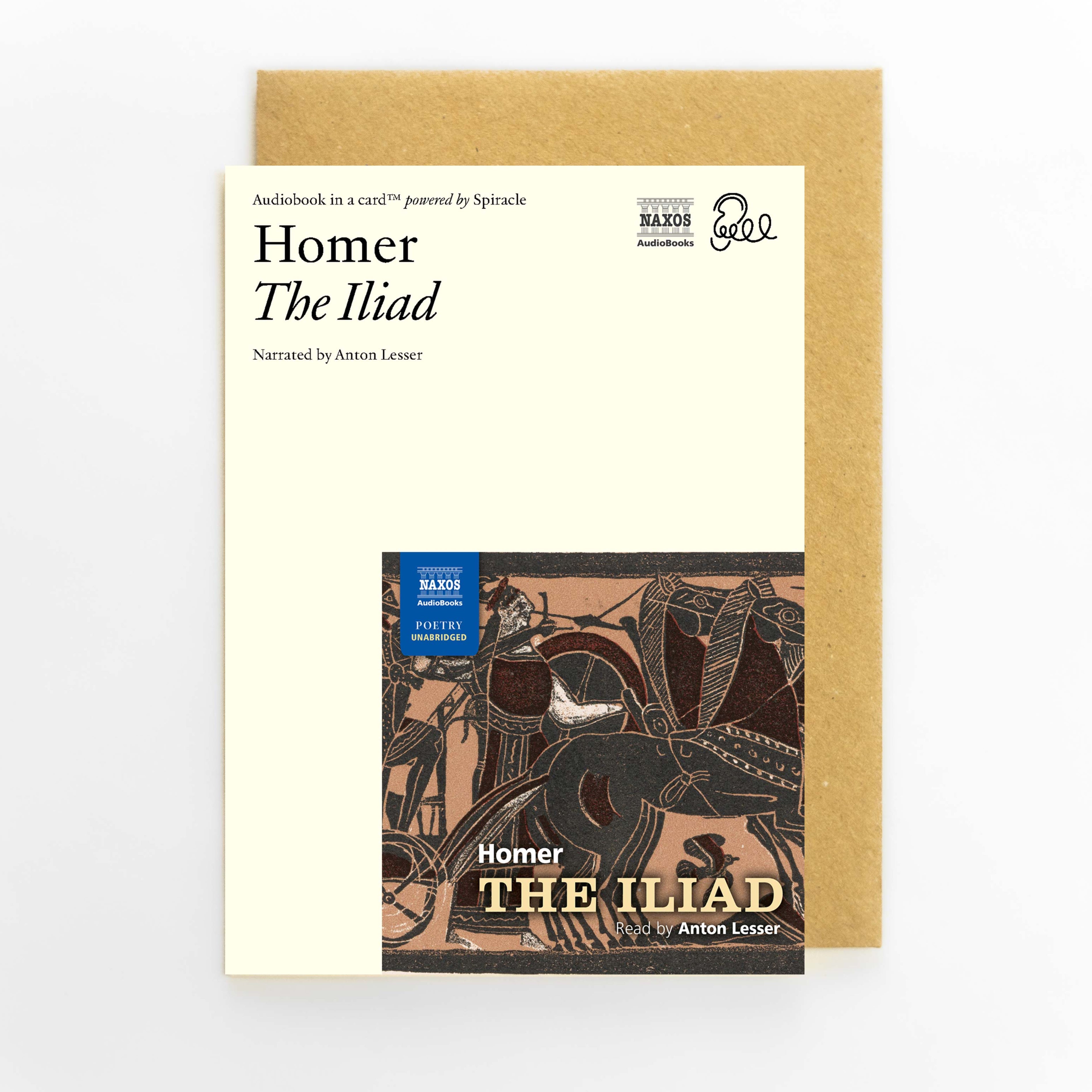 The Iliad Audiobook in a Card