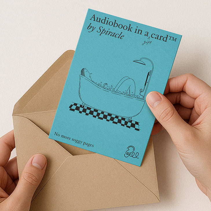 No More Soggy Pages – Choose Your Own Audiobook in a Card™