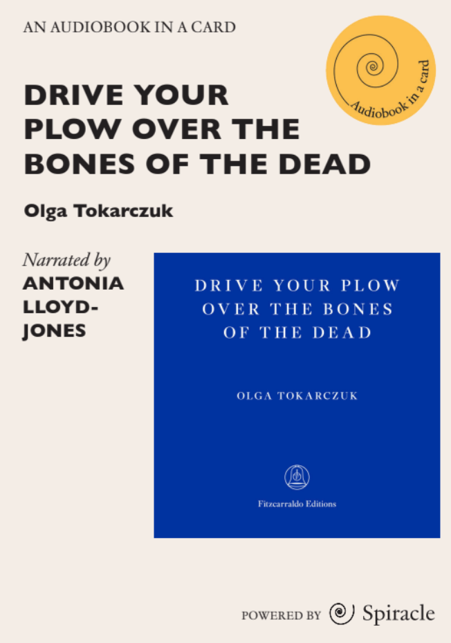 Drive Your Plow Over the Bones of the Dead Audiobook in a Card