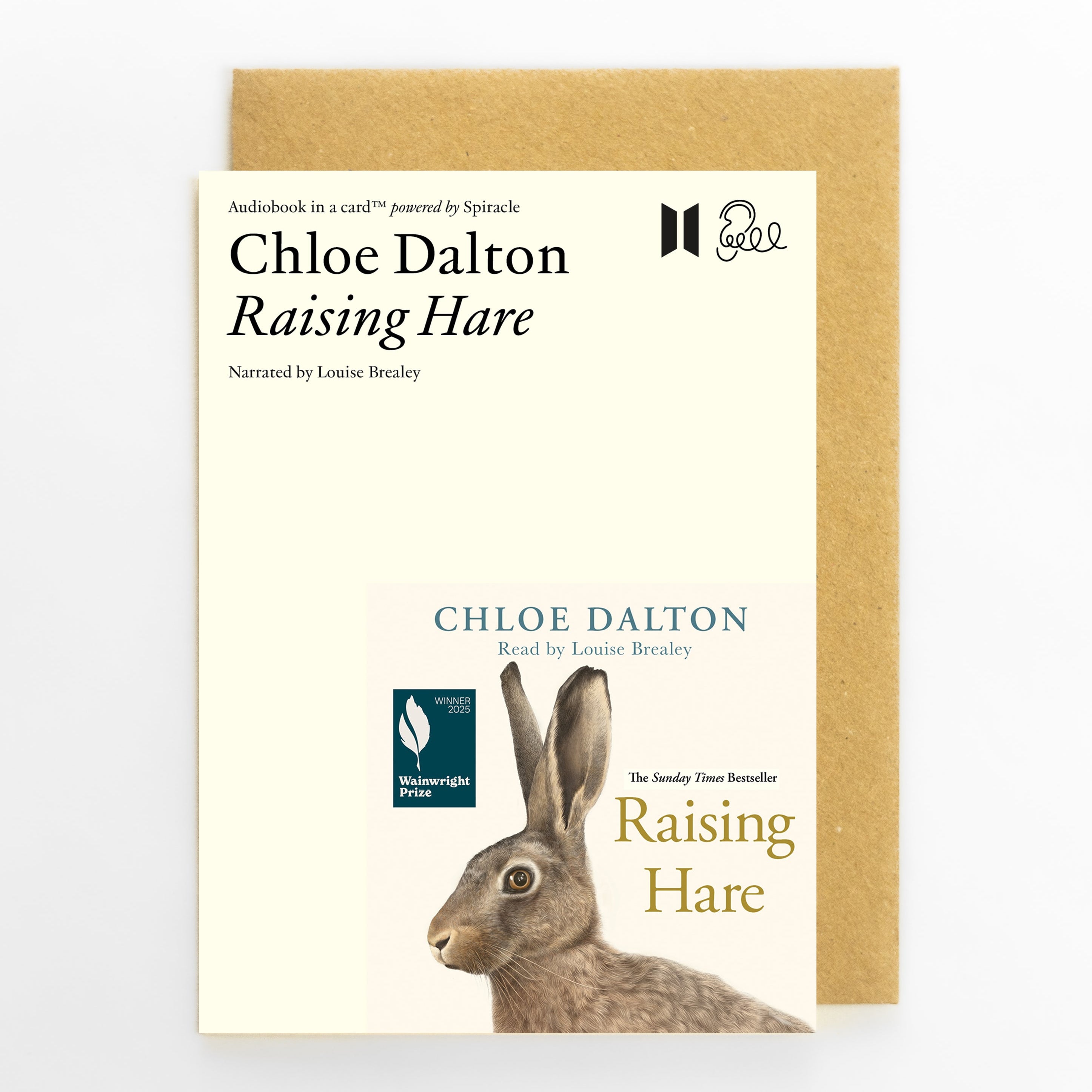 Raising Hare Audiobook in a Card