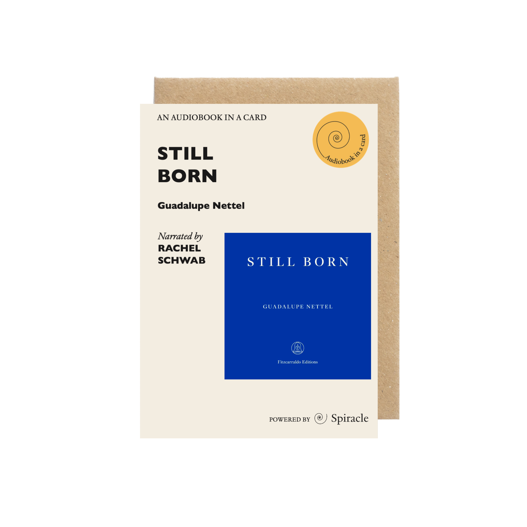 Still Born Audiobook in a Card