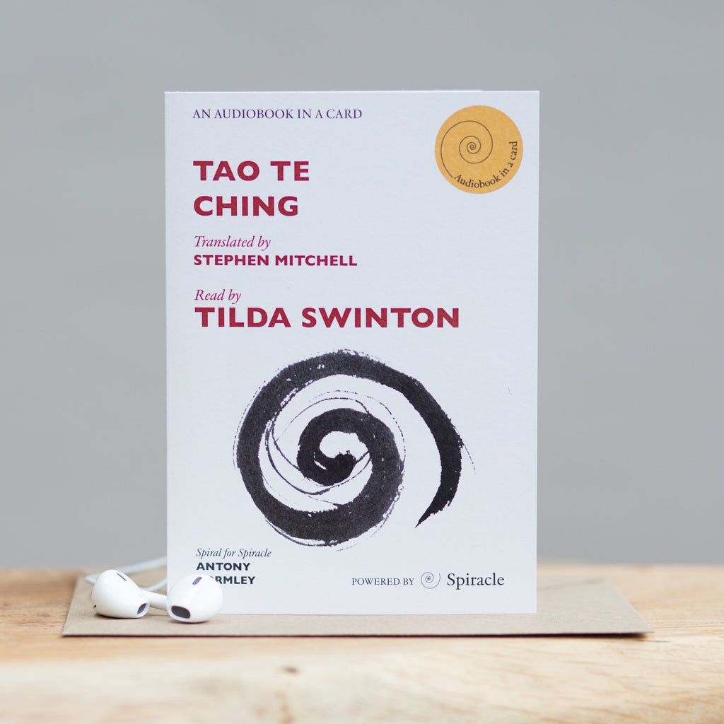 Tao Te Ching Read Audiobook in a Card read by Tilda Swinton