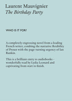 The Birthday Party by Laurent Mauvignier