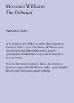 The Doloriad by Missouri Williams