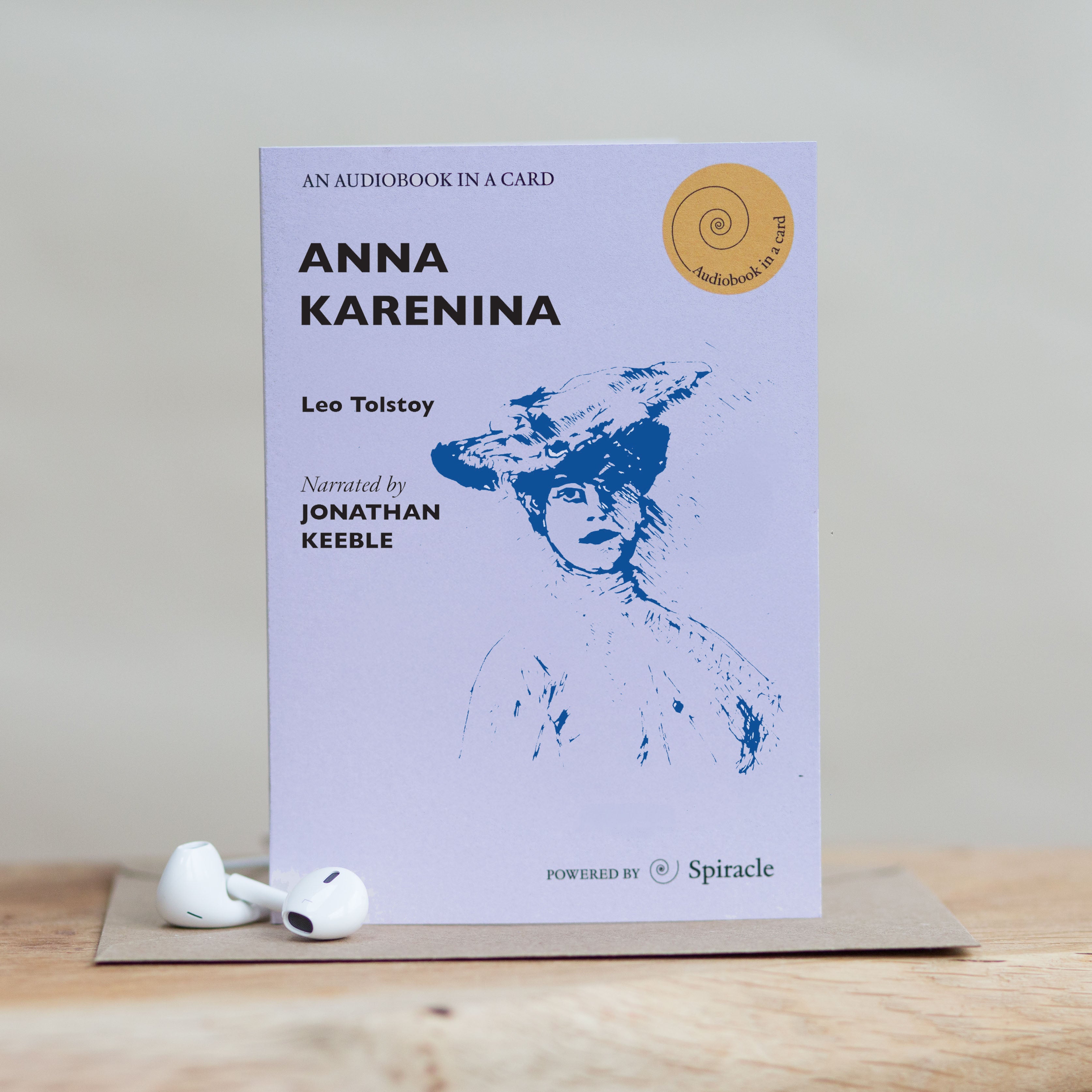 Anna Karenina Audiobook in a Card