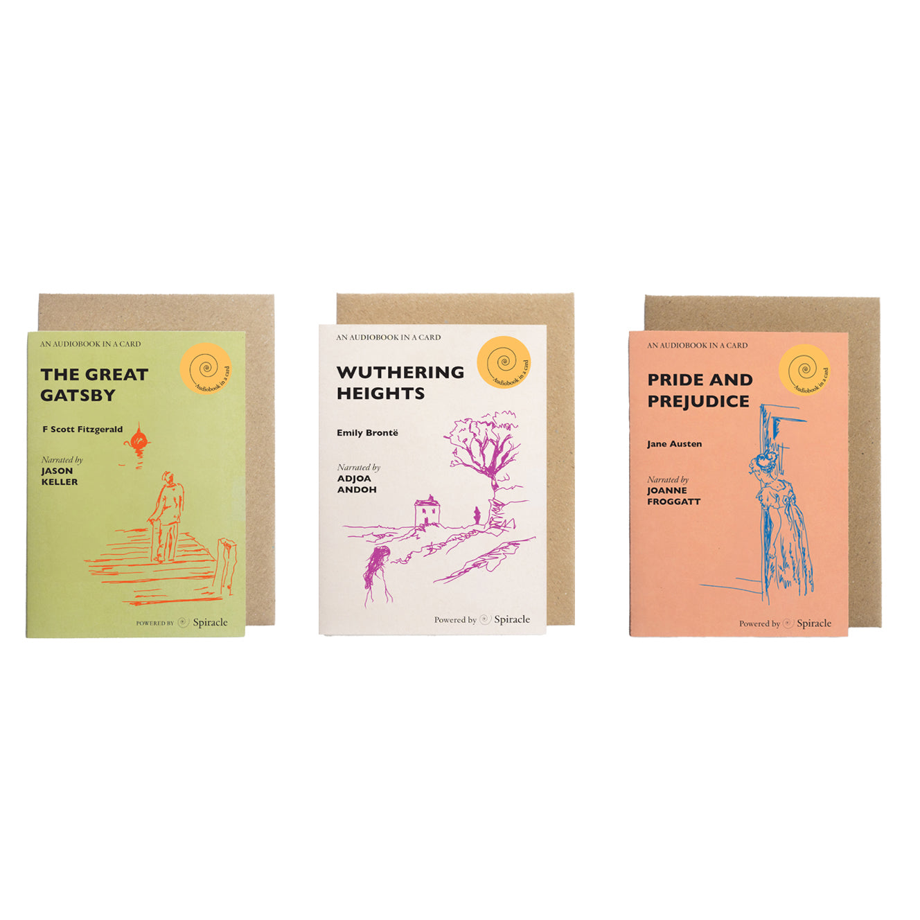 The Classic Love Collection - Set of Three Audiobook in a Card Titles