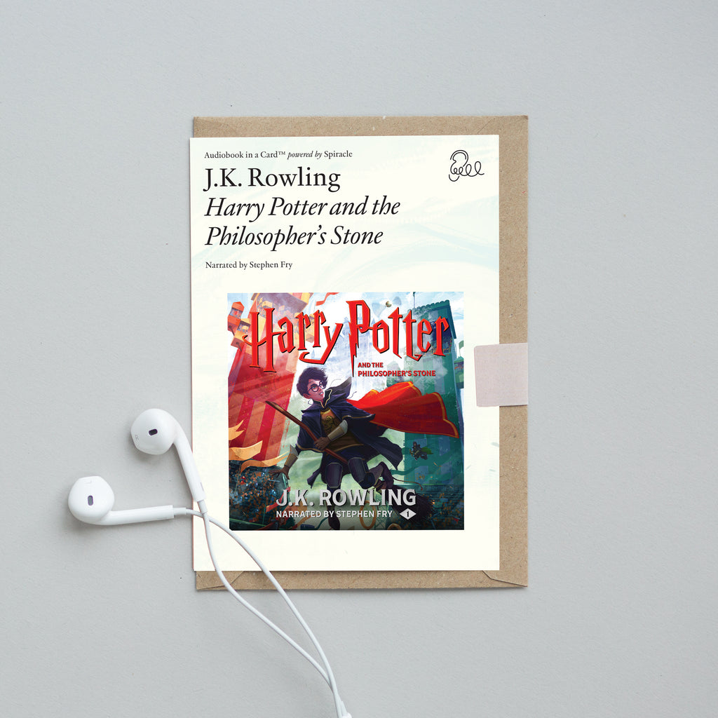 Harry Potter and the Philosopher's Stone Audiobook in a Card™