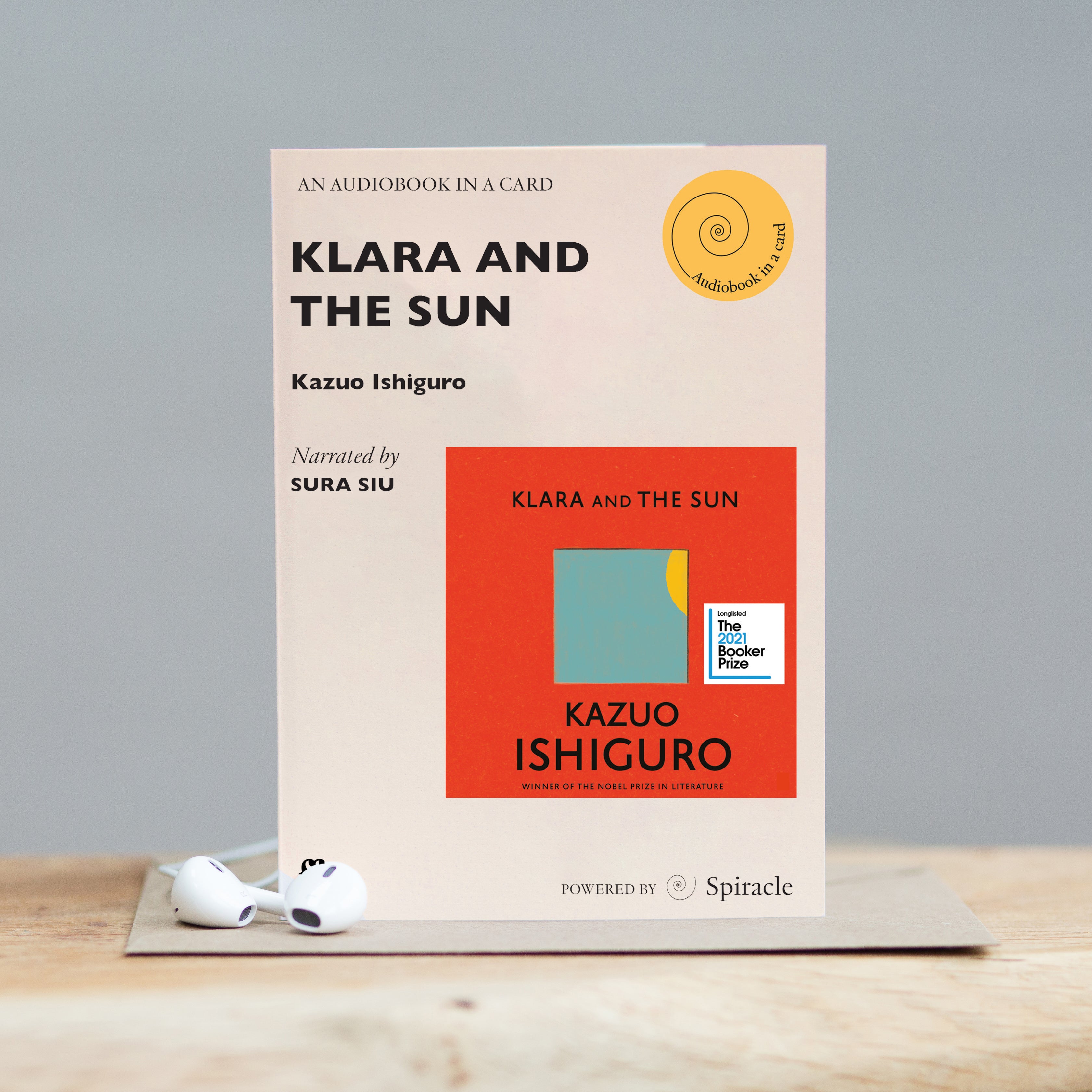 Klara And The Sun Audiobook in a Card