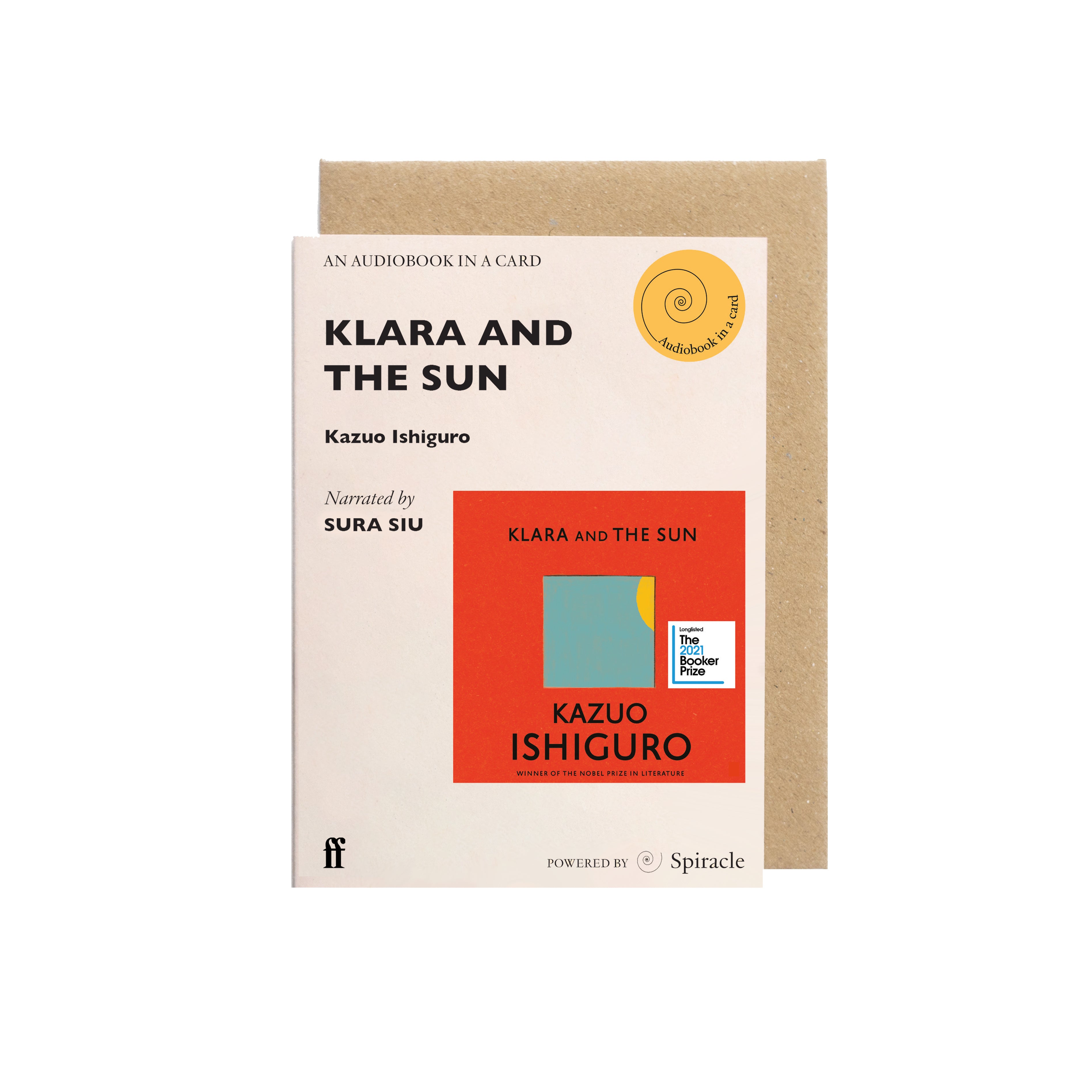 Klara And The Sun Audiobook in a Card