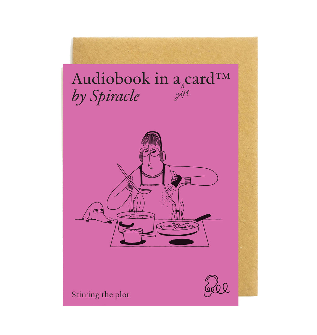 Stirring the Plot – Choose Your Own Audiobook in A Card™
