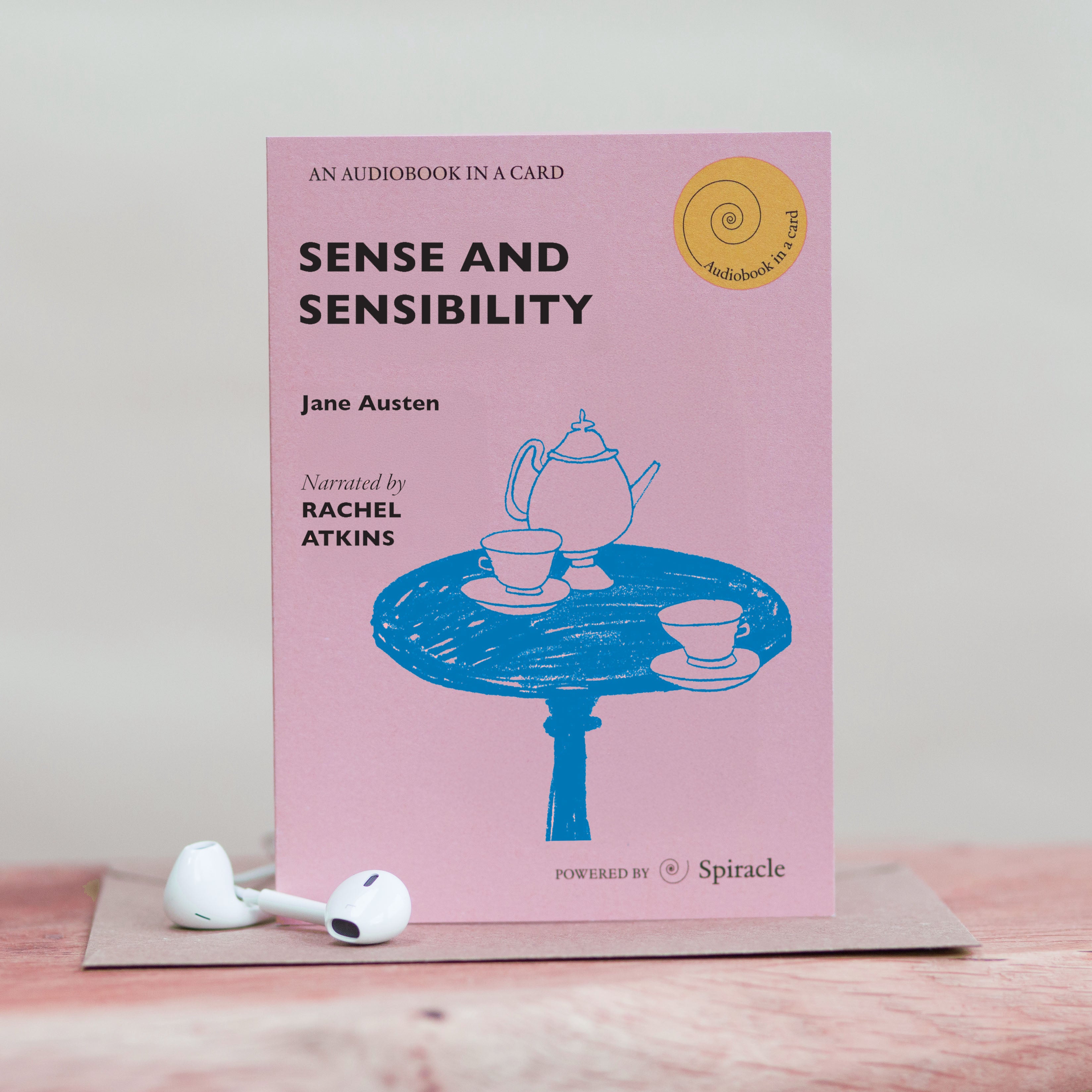 Sense and Sensibility Audiobook in a Card