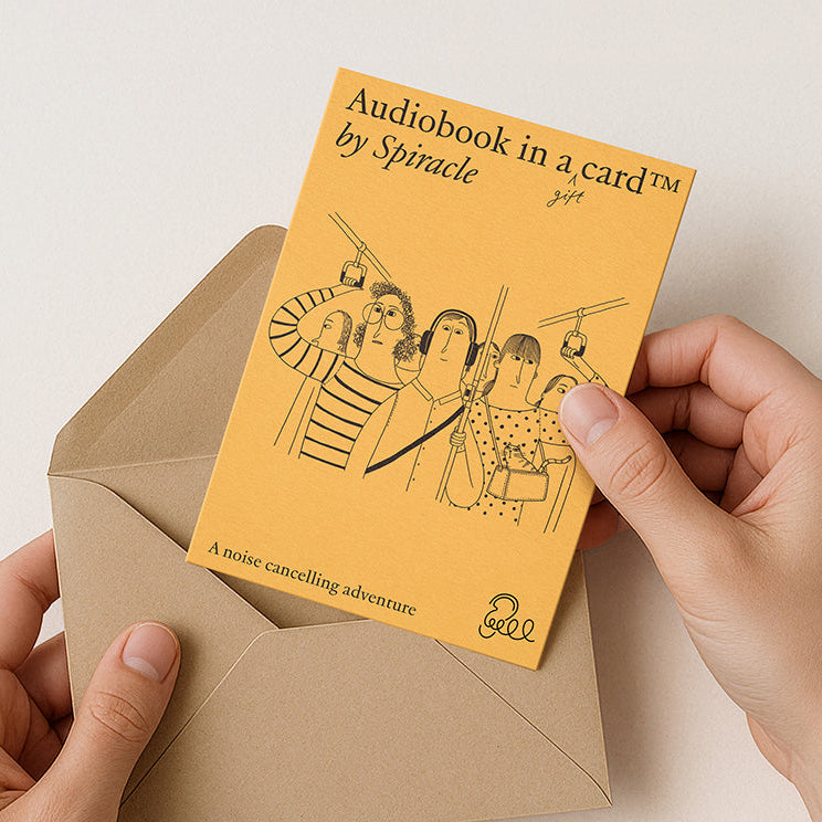 A Noise-cancelling Adventure – Choose Your Own Audiobook in A Card™